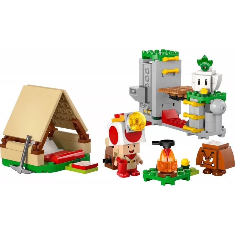 LEGO Captain Toadin leiri -sarja 72040 rakennuslelu, interaktiiviset Super Mario -toiminnot