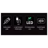 Koristeellinen neonvalo MANTA SNL90MT Style Neon Lights — astronautti raketissa