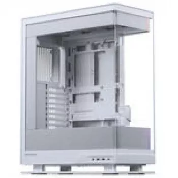 PHANTEKS Evolv X2 Matrix -tietokonekotelo, miditorni, E-ATX, karkaistu lasi, Matrix LED – valkoinen