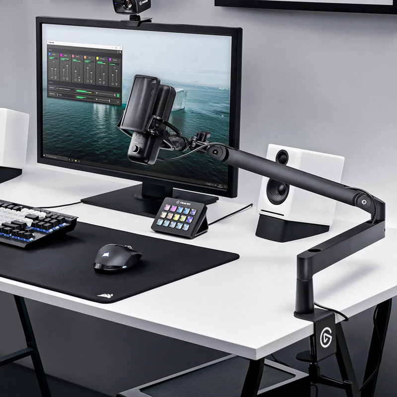 Broadcast-mikrofoniteline Elgato Wave Mic Arm LP pöytäkiinnitys musta 1,69 kg