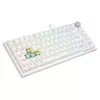 Savio ASTRAL WHITE JADE näppäimistö pelikäyttöön USB QWERTY US International