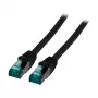 EFB-Elektronik RJ45-patchkaapeli Cat.6A S/FTP LSZH musta 7,5 m Valmistaja: EFB Elektronik (MK6001.7,5B)