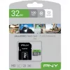 MicroSDHC-kortti PNY Elite 32 GB Class 10 UHS-I P-SDU32GU185GW-GE