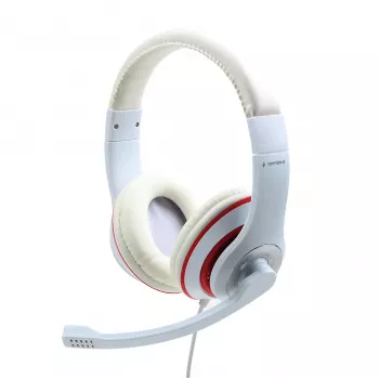 KUULOKEMIKROFONI STEREO WHITE/MHS-03-WTRD GEMBIRD