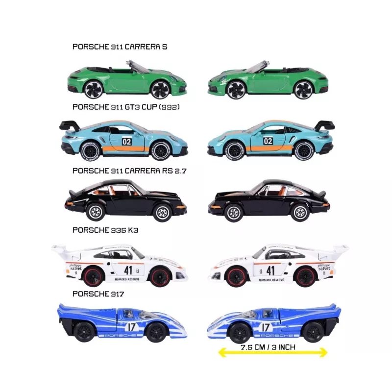 Ajoneuvo Porsche 5-osainen lahjasetti