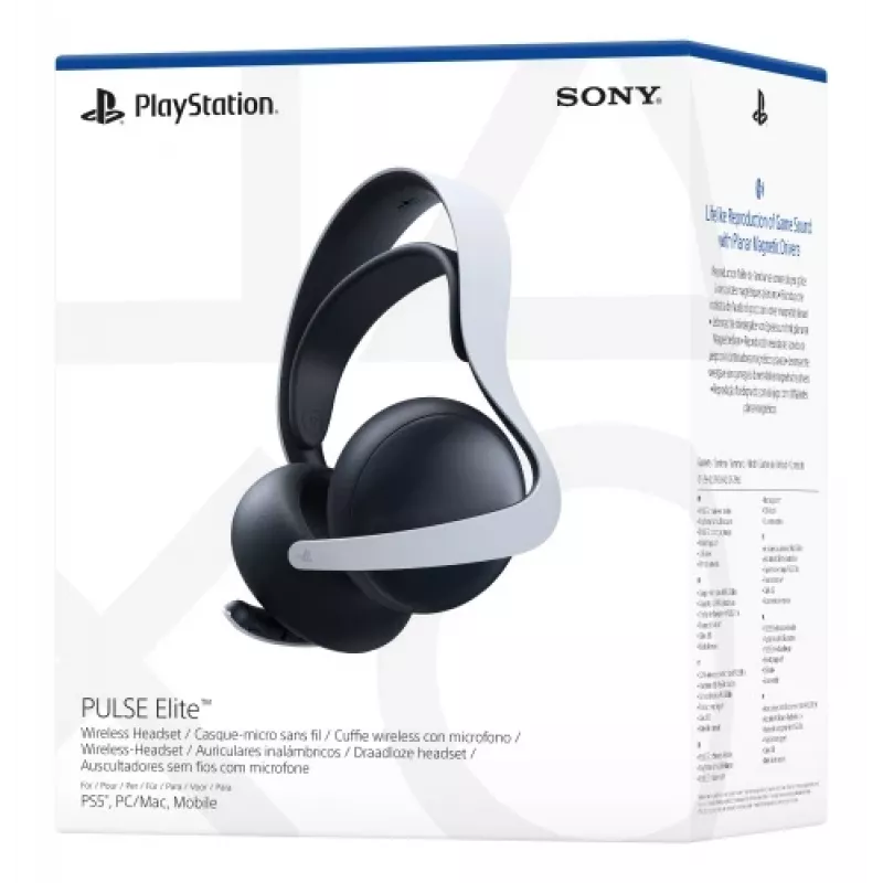 Sony PULSE Elite kuulokkeet johdollinen & johdoton panta peli Bluetooth latausteline musta, valkoinen