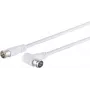 Satelliittikaapeli ShiverPeaks 80112-128 kulmikkaalla F-Quick-liittimellä