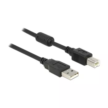 USB-kaapeli DeLOCK 83566 USB 2.0 1 m USB A USB B musta