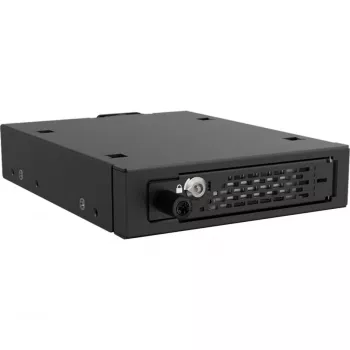 ICY DOCK - ToughArmor EX - MB491V5K-B - 2,5 U.2/U.3 NVMe SSD PCIe 5.0 -asemakotelo ulkoiseen 3,5 tuuman paikkaan, lukolla ja peukaloruuvirakenteella