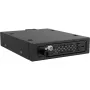 ICY DOCK - ToughArmor EX - MB491V5K-B - 2,5 U.2/U.3 NVMe SSD PCIe 5.0 -asemakotelo ulkoiseen 3,5 tuuman paikkaan, lukolla ja peukaloruuvirakenteella