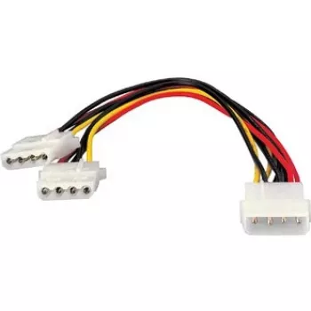 Equip sisäinen virtakaapeli, Molex (4-napainen), 2 x Molex (4-napainen), 0,2 m, uros, naaras, suora