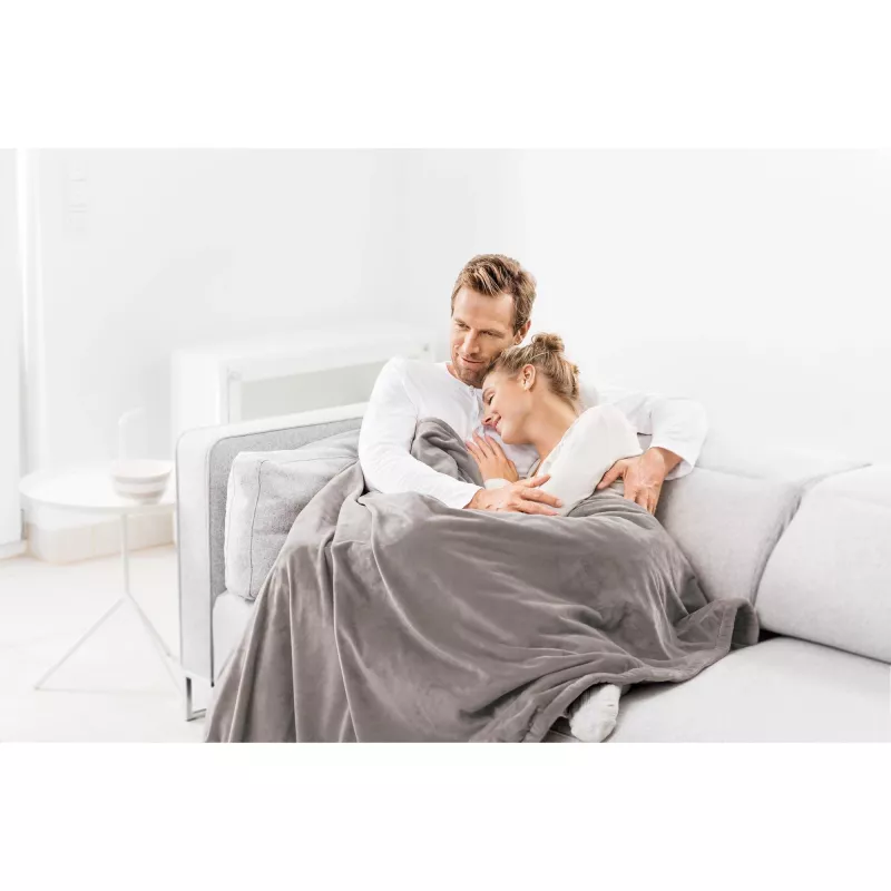 Beurer HD 150 XXL Cosy Taupe lämpöhuopa, 200 x 150 cm