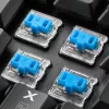 PureWriter RGB, pelinäppäimistö musta, FR-asettelu, Kailh Choc Low Profile Blue