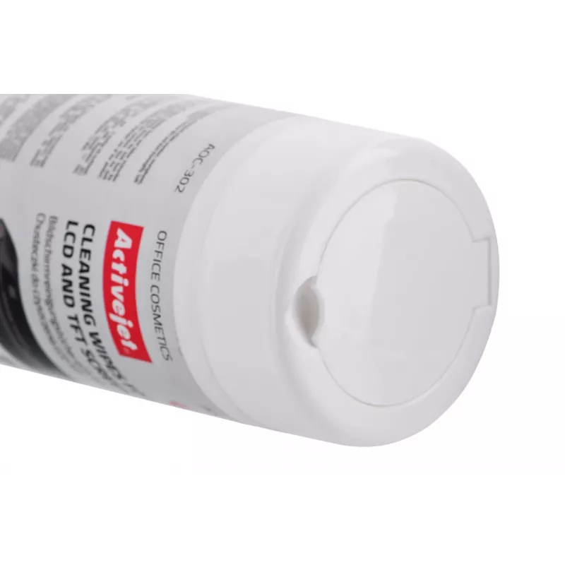 Activejet AOC-302 LCD-näytön puhdistusliinat, 100 kpl