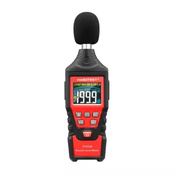 Digitaalinen desibelimittari Habotest HT622B — äänitasomittari A/C-arvioinnilla, USB-liitäntä