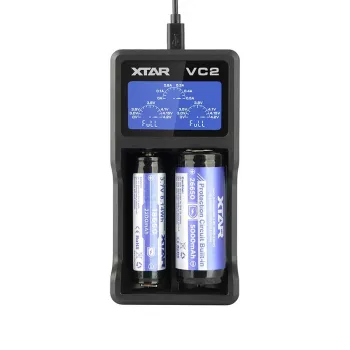 XTAR VC2 kotitalousparistojen USB-laturi