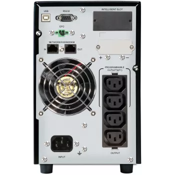PowerWalker VFI 1500 CG PF1 Double-Conversion (Online) 1,5 kVA 1500 W 4 AC-lähtöä
