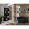 Topeshop R60 CZERŃ toimistohylly