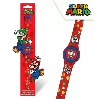 Kids Euroswan rannekello Super Mario — analoginen/digitaalinen lasten kello, malli GSM4234