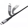 USB-kaapeli 4smarts 541454 1,5 m USB-C musta