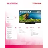 TV LED 43UV3F63DG 43 tuuman näyttö LED-näyttö 4K-resoluutio