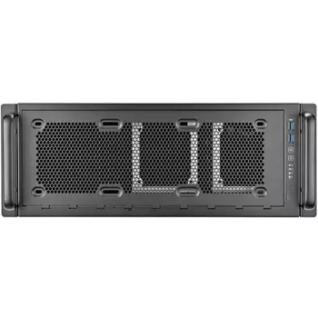 4U-rack-asennuskotelo SILVERSTONE RM45-360 — 4U-kotelo, tukee ATX-emolevyjä, rack-asennus