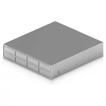 Ubiquiti UniFi UNAS Pro 8 -verkkotallennus, 2HE, rack-asennus, 10 Gbit/s, 8x HDD / 2x M.2-paikkaa, UniFi-integraatiot (UNAS-PRO-8)
