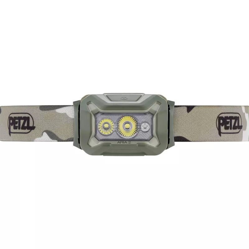 Petzl Aria 2 RGB otsalamppu, aavikko (E070BA02)