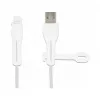 DeLOCK pölysuojus USB Type-A-liittimelle ja Apple Lightning -liittimelle, 2 kpl:n pakkaus valkoinen