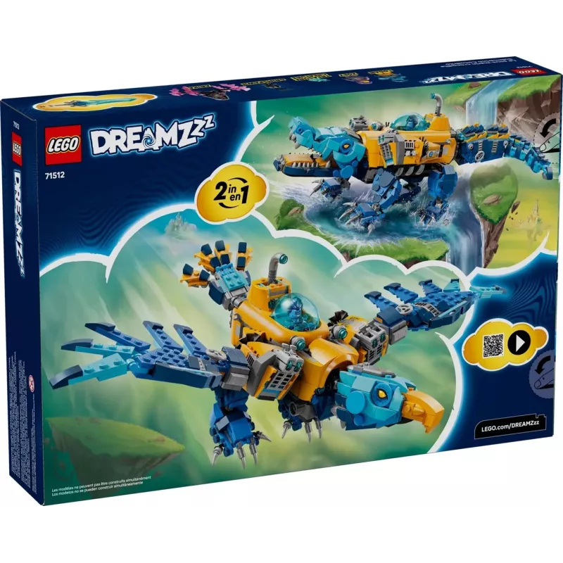 LEGO DREAMZZZ 71512 Krokotiilisukellusvene