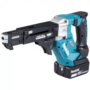 Makita DFR552Z akkukäyttöinen ruuvinvääntäjä lippaalla, 18 V Li-Ion, 4500 rpm, 1/4"