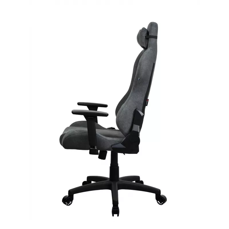 Arozzi Torretta SoftFabric ASH -pelituoli ergonominen muotoilu säädettävä