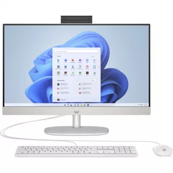 HP 24-cr0006ng - All-in-One (kokonaisratkaisu) - Ryzen 5 7520U / 2,8 GHz - RAM 16GB - SSD 512GB - NVMe - Radeon 610M - 1GbE, Wi-Fi 6, Bluetooth 5,3 - WLAN: 802,11a/b/g/n/ac/ax, Bl