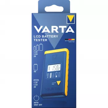 Paristotestari Varta 00893 101 111 LCD digitaalinen käsilaite AA AAA 9V nappiparistoille