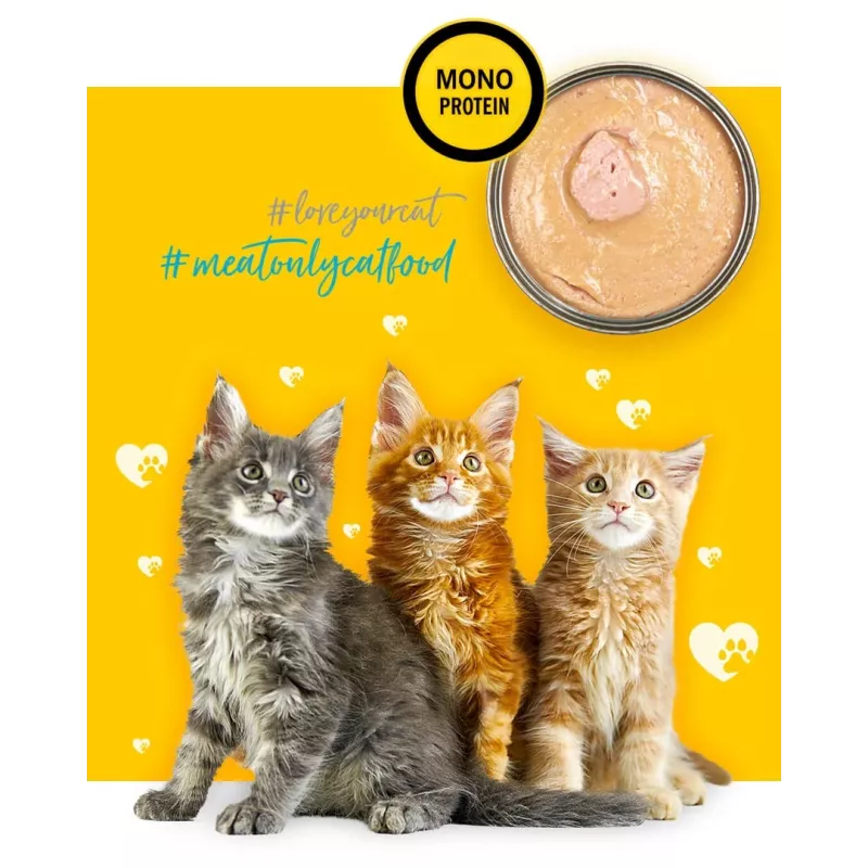 3COTY kana kissanpennuille - märkäruoka kissoille - 80g