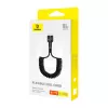 Baseus Fish-Eye USB-C–USB-C-pikalatauskaapeli 1 m 100 W musta