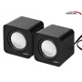 2-tie PC-kaiutin Audiocore AC870 B — 3 W RMS, johdollinen USB-virtalähde, 3,5 mm tulo, 2.0 kanavaa