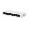 Hallitsematon kytkin GEMBIRD NSW-G8-01 – 8× Gigabit Ethernet (10/100/1000), valkoinen, DC 5V