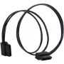 SATA-kaapeli Silverstone CP11 0,3 m musta