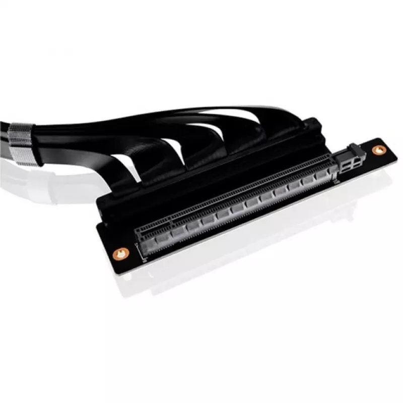 Thermaltake PCI-E 4.0 kaksinkertainen 90 asteen riser-kaapeli, 40 cm, musta