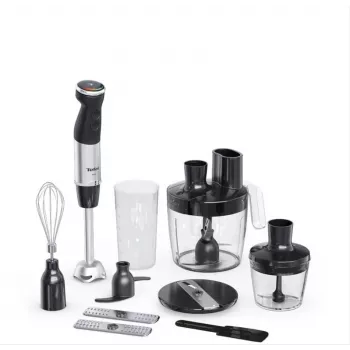 Tefal Quickchef+ HB67G830 tehosekoitin 0,8 l sauvasekoitin 1000 W musta, ruostumaton teräs