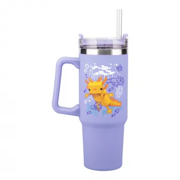 Paladone Minecraft violetti eristetty muki pillillä, 900 ml