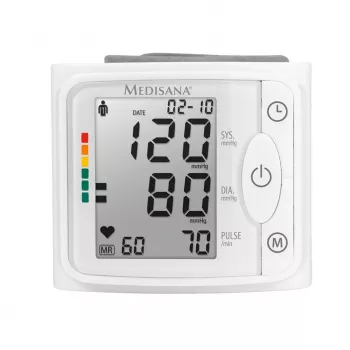 Medisana BW 320 rannelverenpainemittari - automaattinen, 2 käyttäjää, 120 muistipaikkaa
