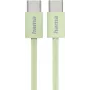 Hama Fabric USB-kaapeli USB 2.0 1 m USB-C vihreä