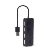 USB 2.0 -keskitin Gembird UHB-U2P4-05, 4 USB-liitäntää
