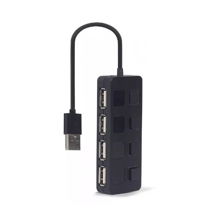 USB 2.0 -keskitin Gembird UHB-U2P4-05, 4 USB-liitäntää