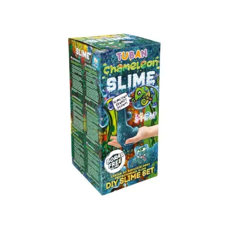 Slime DIY -pakkaus - kameleontti