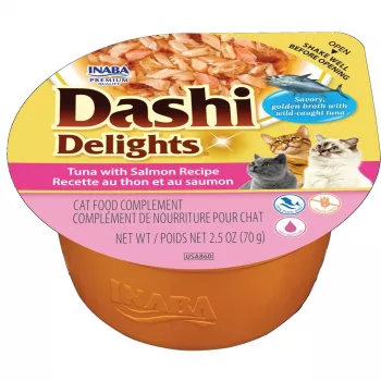 INABA Dashi Delights tonnikala lohireseptillä kissan märkäruoka 70 g