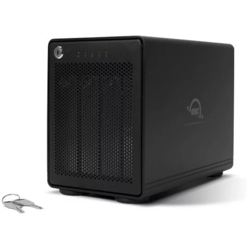 ThunderBay 4 - RAID 5 (musta, 4-paikkainen tallennuskotelo kahdella Thunderbolt 3 -portilla)
