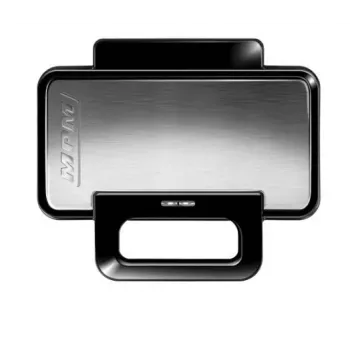 Sandwichmaker MPM MPO-43M 3in1 1000W – monitoiminen voileipäpuristin 4 voileivälle, grillaus, paahtaminen ja vohvelit, musta